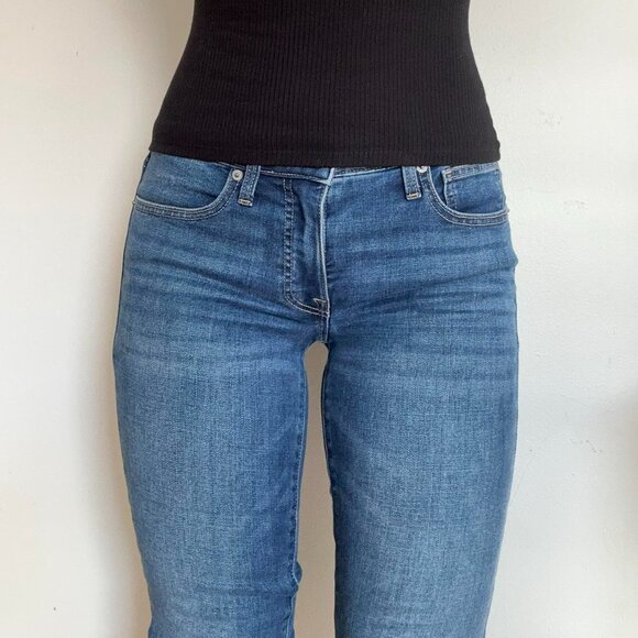 Low-rise skinny blue denim jeans Lucky Brand - Picture 3 of 7